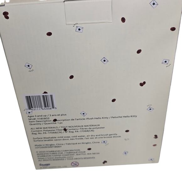 Hello Kitty Starbucks Collab 2025 Holiday Christmas Collectible Plush Barista - Picture 3 of 7